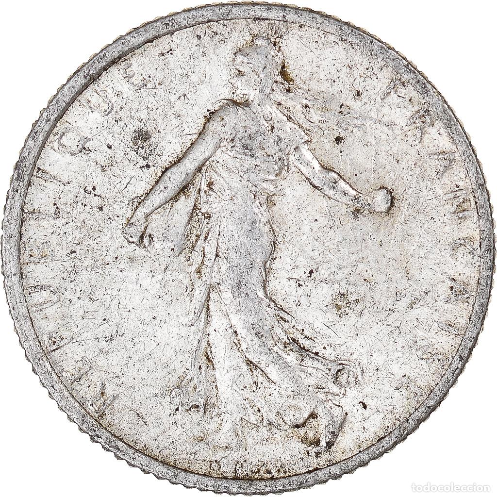 Monedas antiguas de Europa: [#1462954] Moneda, Francia, Franc, 1916