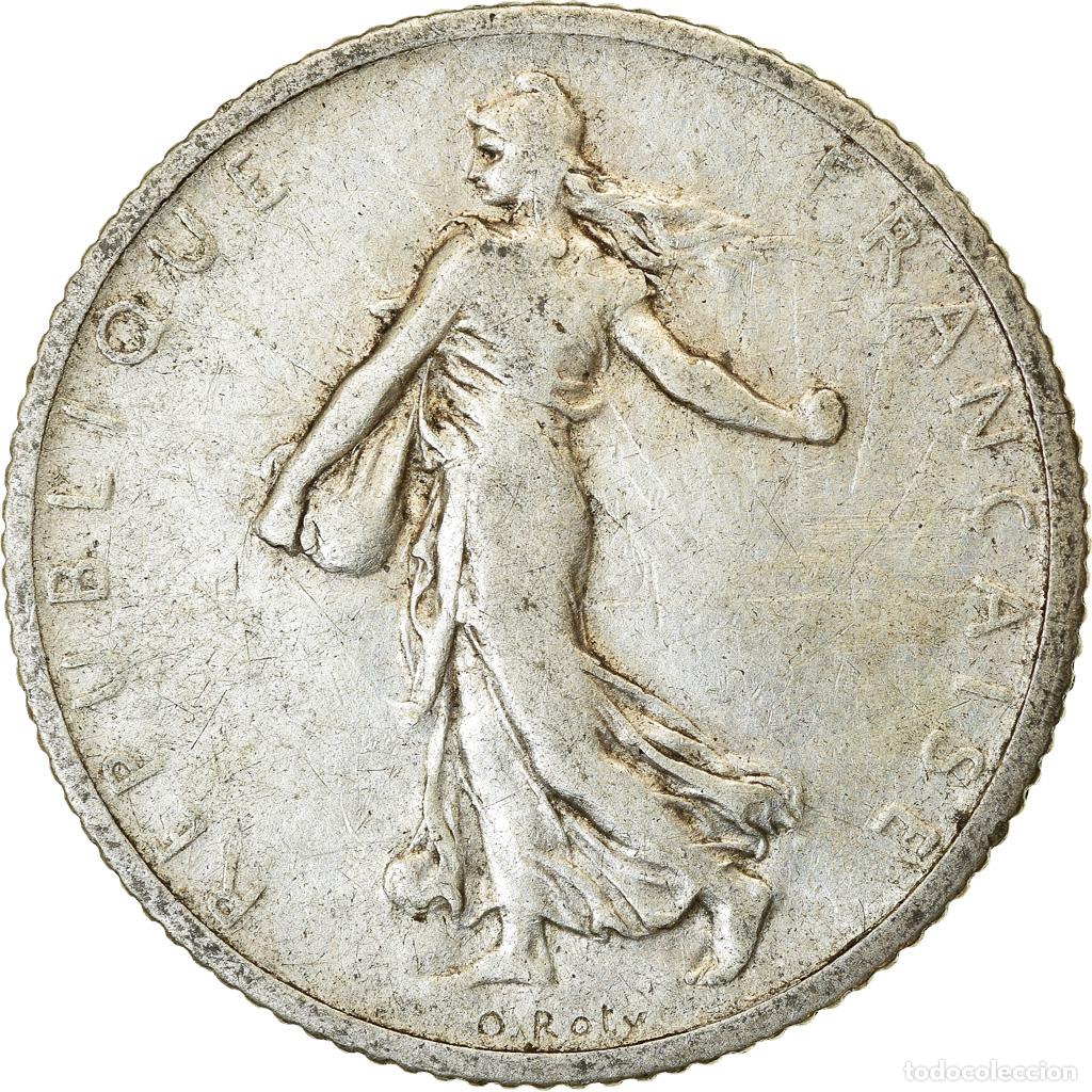 Monedas antiguas de Europa: [#854180] Moneda, Francia, Semeuse, Franc, 1906, Paris, BC+, Plata, KM:844.1, Gadoury:467