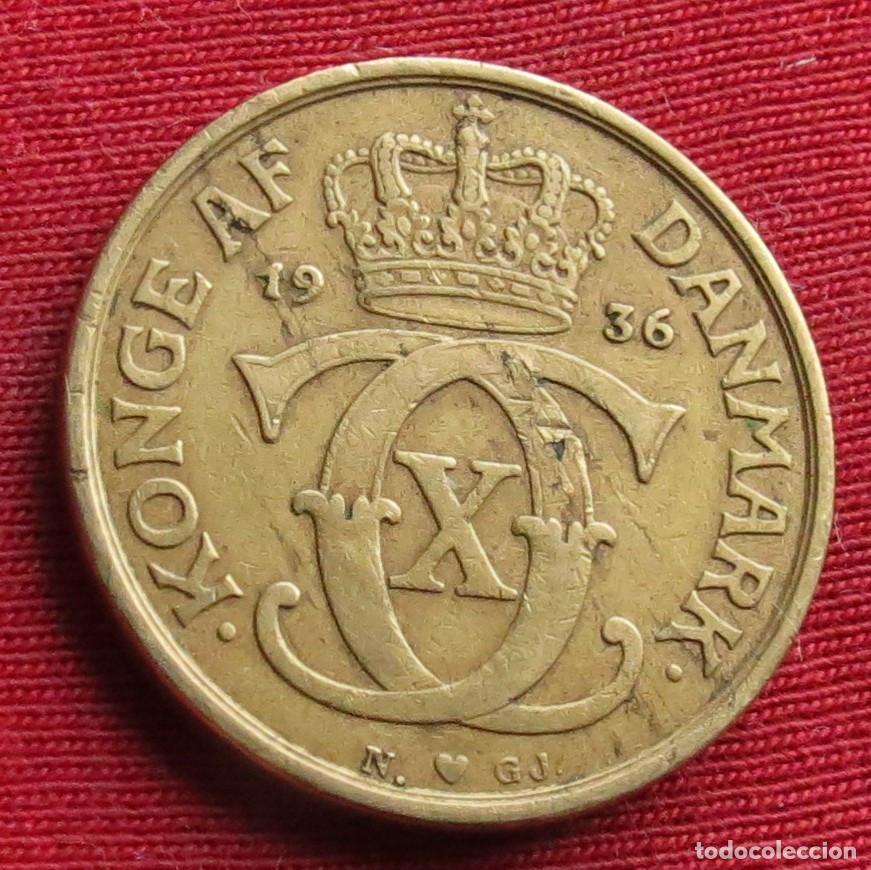Monedas antiguas de Europa: Dinamarca 1 krone 1936 - Foto 2