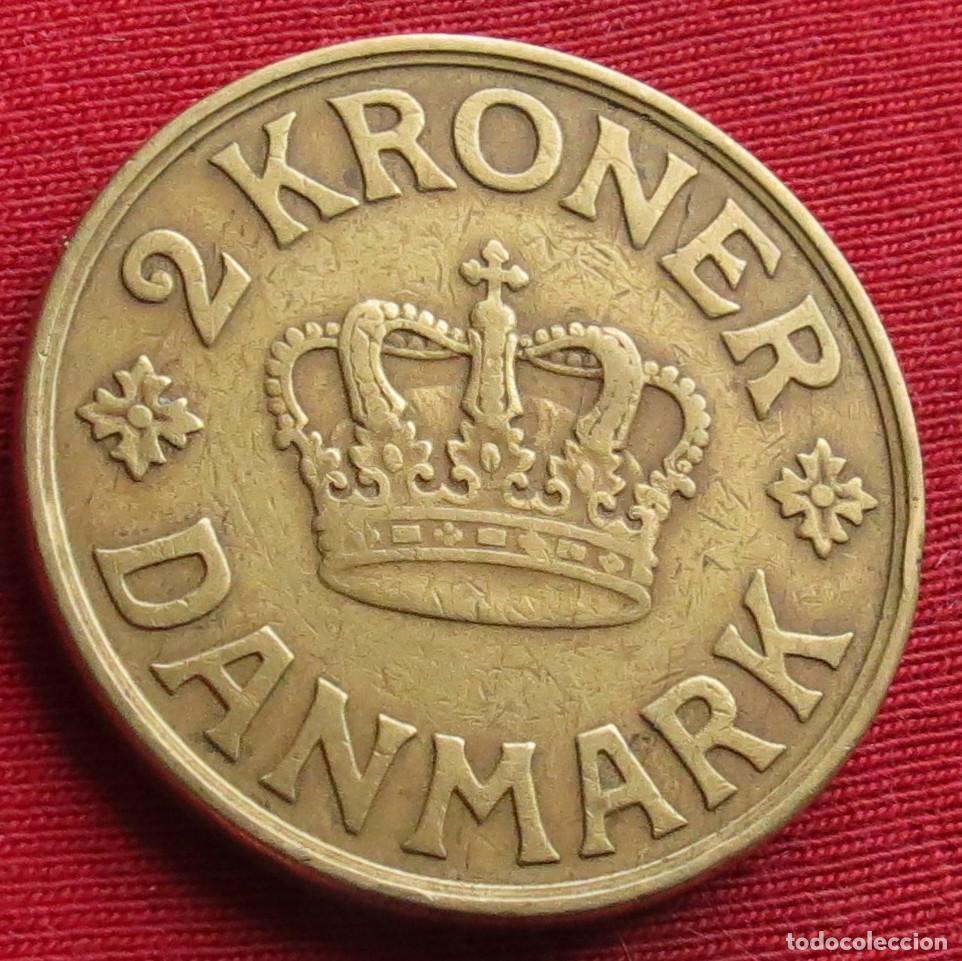 Monedas antiguas de Europa: Dinamarca 2 kroner 1938 - Foto 1