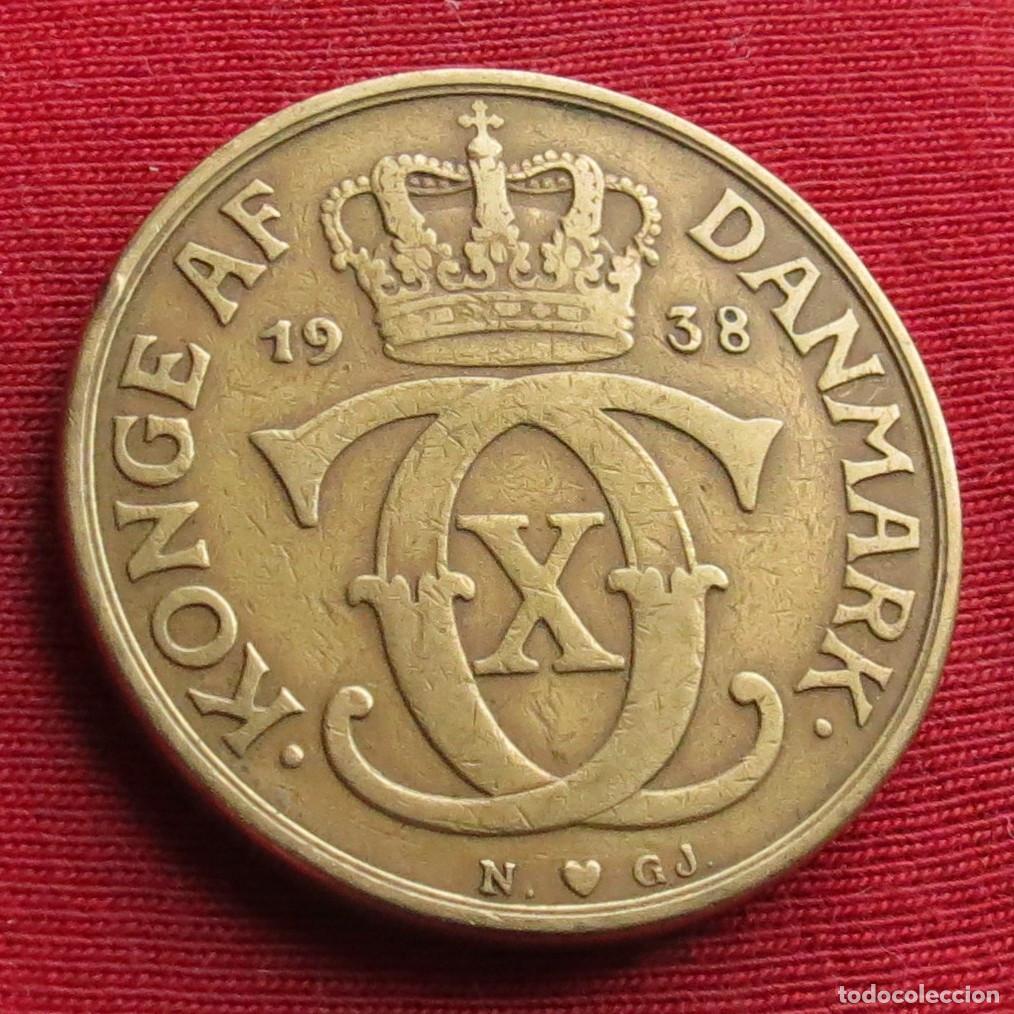 Monedas antiguas de Europa: Dinamarca 2 kroner 1938 - Foto 2