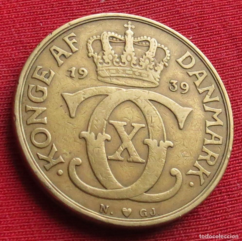 Monedas antiguas de Europa: Dinamarca 2 kroner 1939 - Foto 2