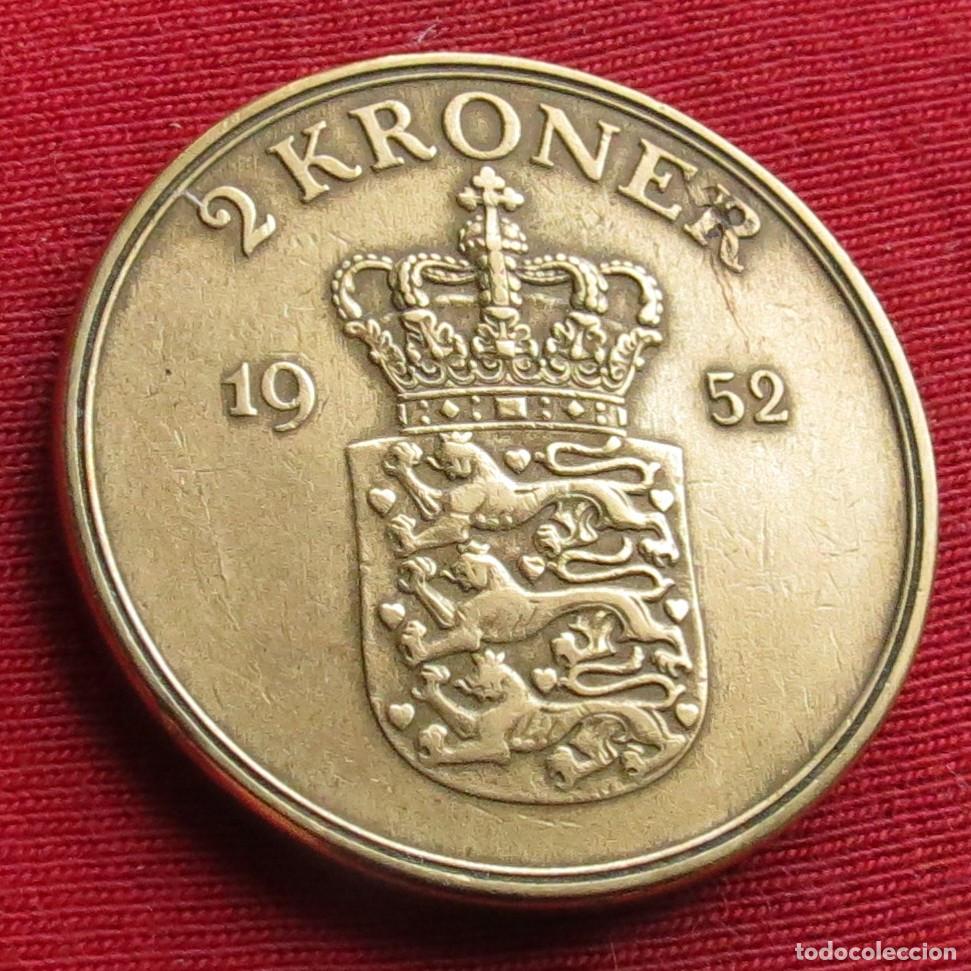 Monedas antiguas de Europa: Dinamarca 2 kroner 1952 - Foto 1