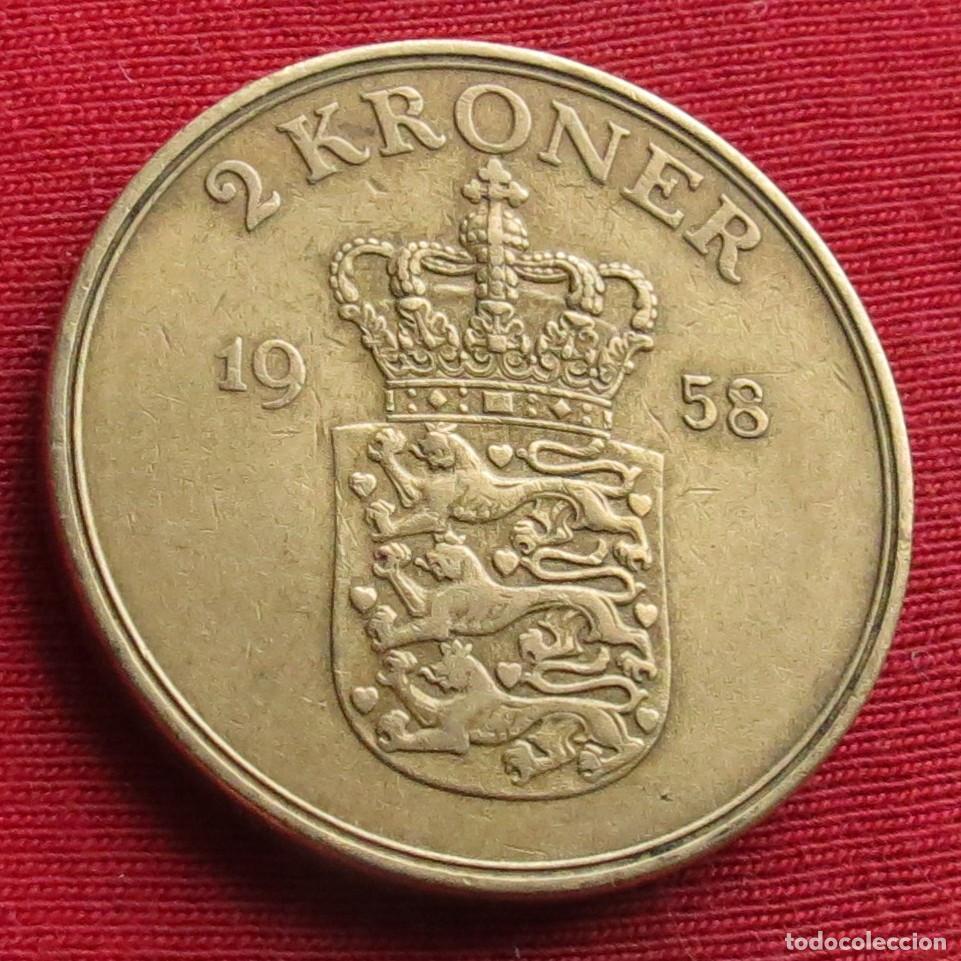 Monedas antiguas de Europa: Dinamarca 2 kroner 1958 - Foto 1