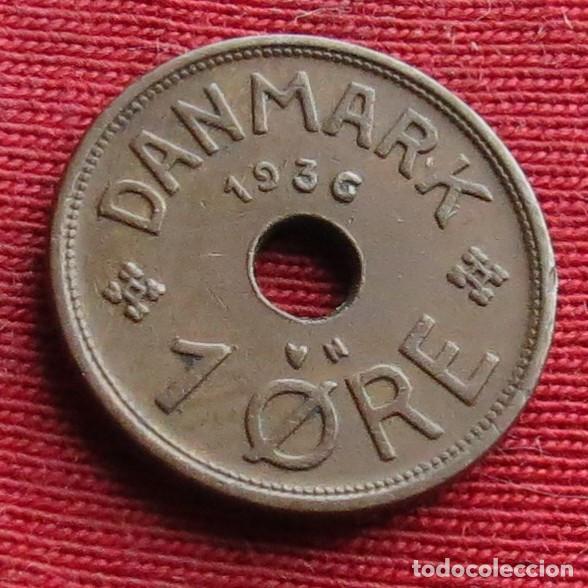 Monedas antiguas de Europa: Dinamarca 1 ore 1936 - Foto 1