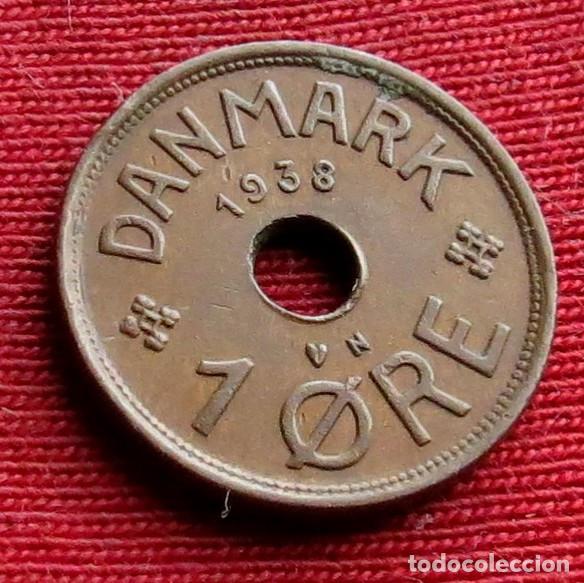 Monedas antiguas de Europa: Dinamarca 1 ore 1938 - Foto 1