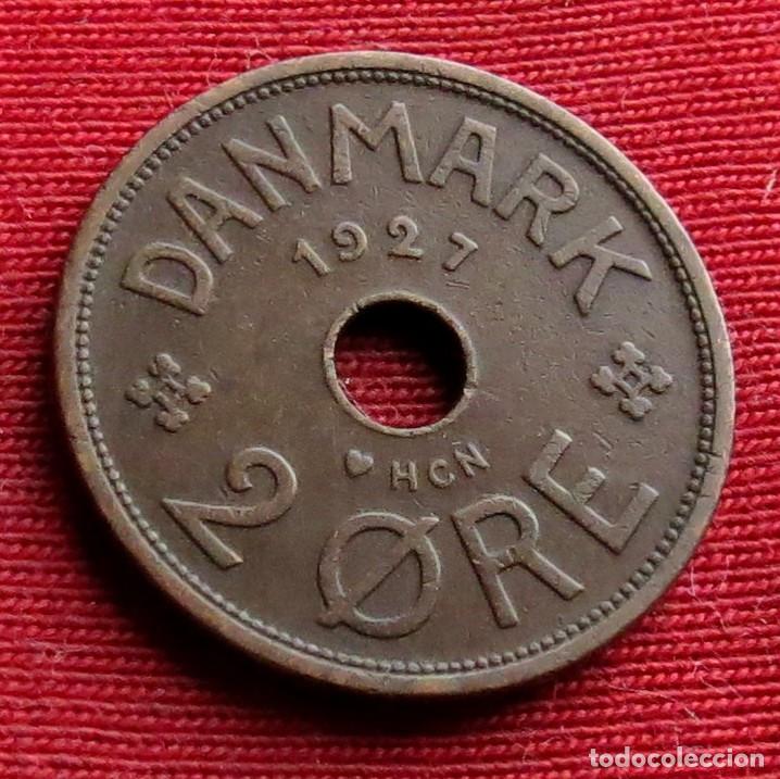 Monedas antiguas de Europa: Dinamarca 2 ore 1927 - Foto 1