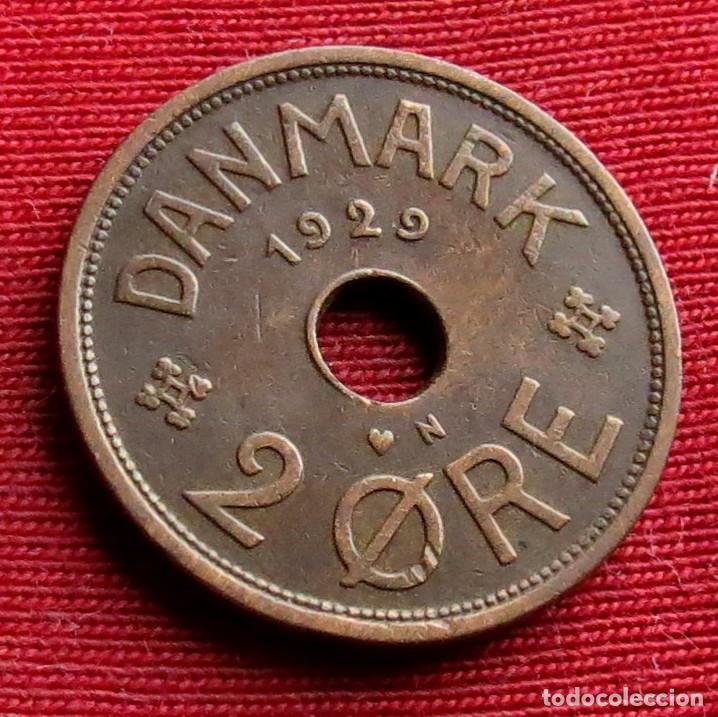 Monedas antiguas de Europa: Dinamarca 2 ore 1929 - Foto 1