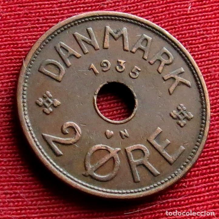 Monedas antiguas de Europa: Dinamarca 2 ore 1935 - Foto 1