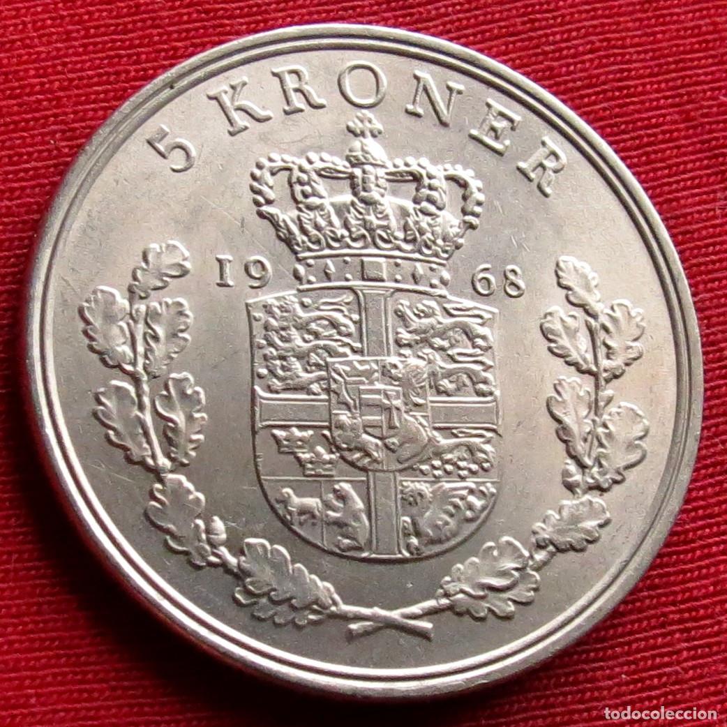 Monedas antiguas de Europa: Dinamarca 5 kroner 1968 - Foto 1