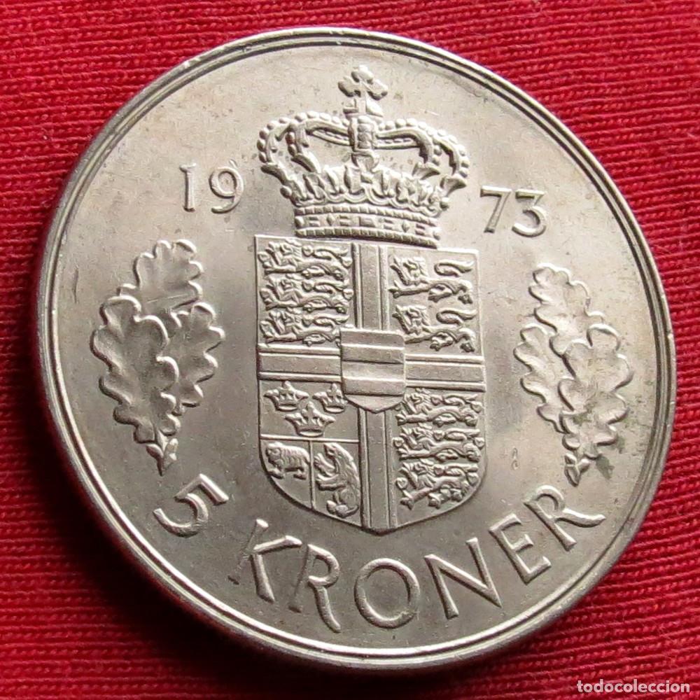 Monedas antiguas de Europa: Dinamarca 5 kroner 1973 - Foto 1
