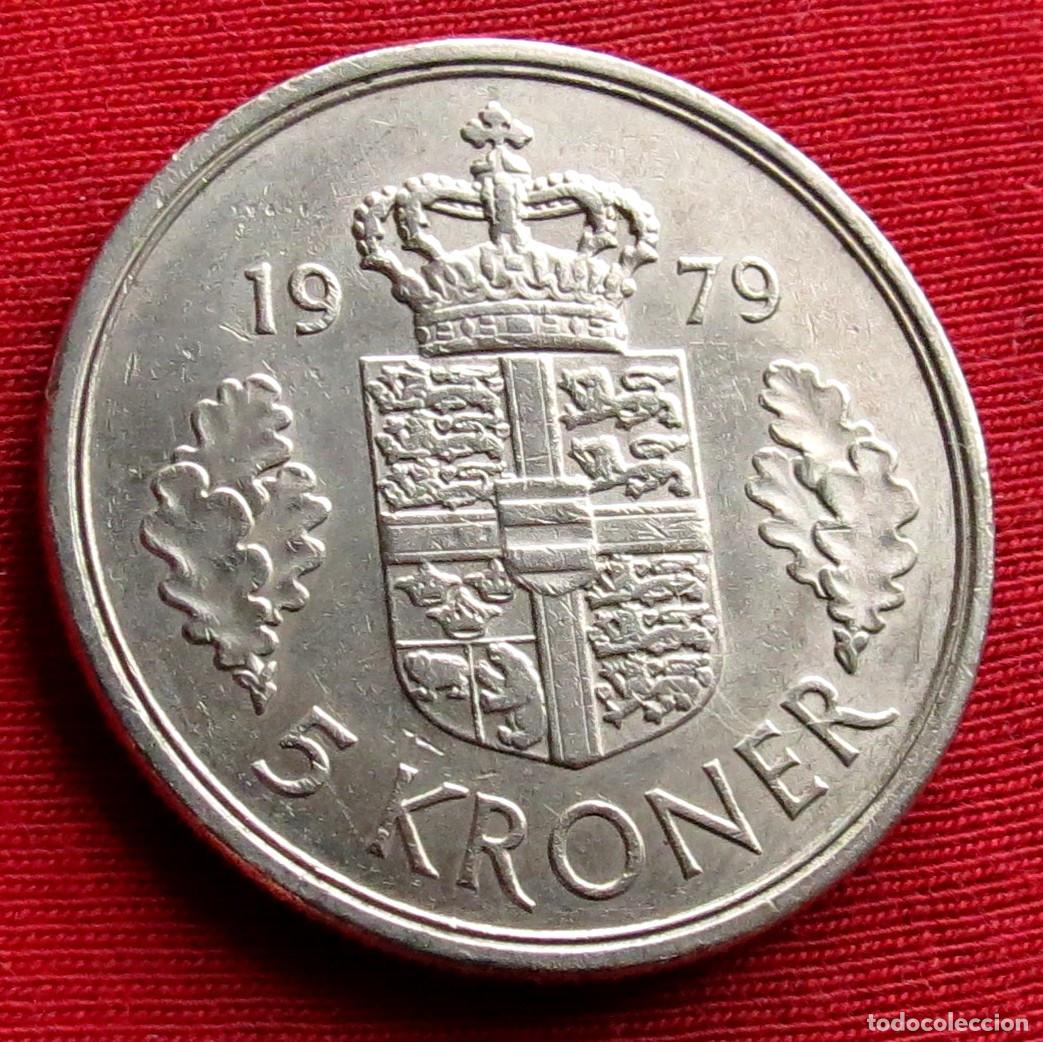 Monedas antiguas de Europa: Dinamarca 5 kroner 1979 - Foto 1