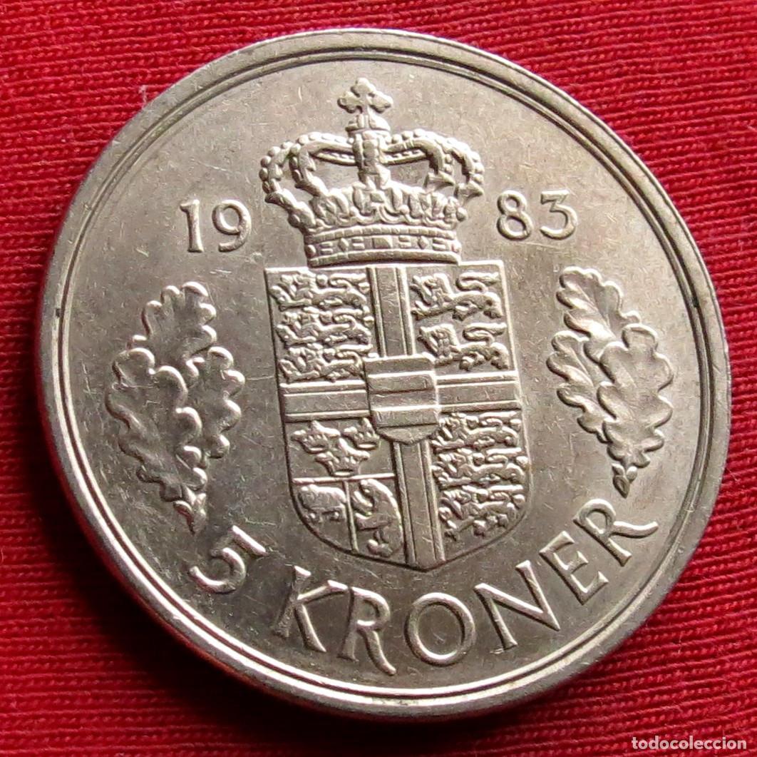 Monedas antiguas de Europa: Dinamarca 5 kroner 1983 - Foto 1