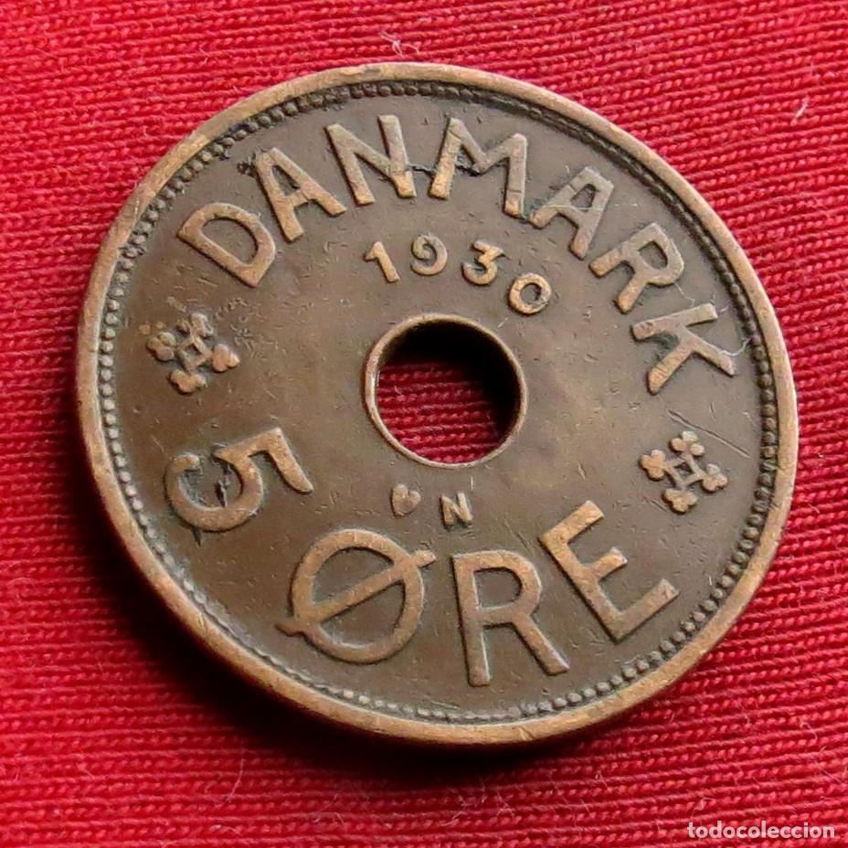 Monedas antiguas de Europa: Dinamarca 5 ore 1930 - Foto 1