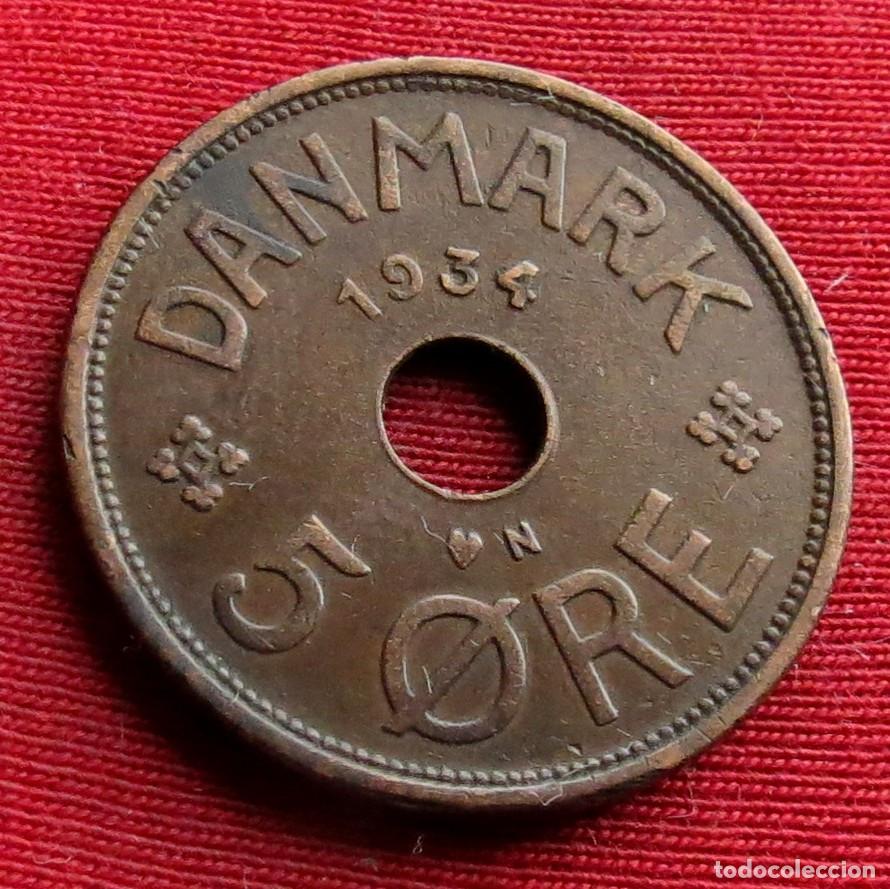 Monedas antiguas de Europa: Dinamarca 5 ore 1934 - Foto 1