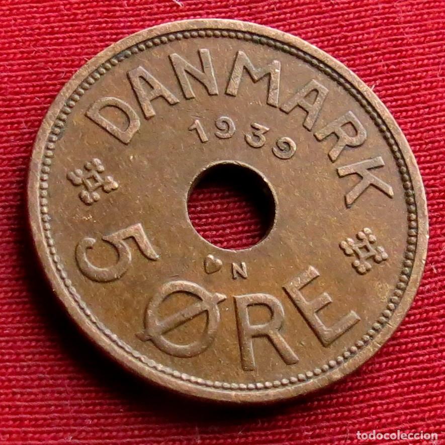 Monedas antiguas de Europa: Dinamarca 5 ore 1939 - Foto 1