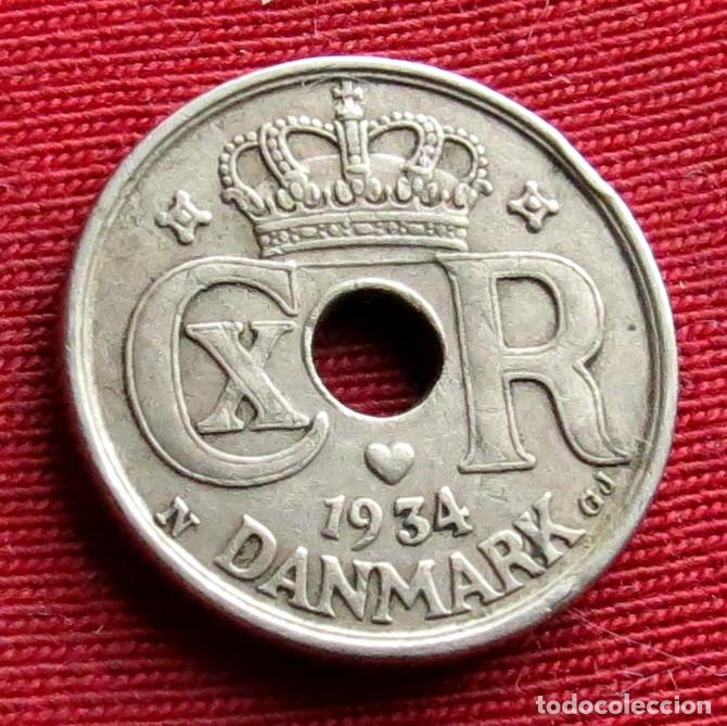 Monedas antiguas de Europa: Dinamarca 10 ore 1934 - Foto 1