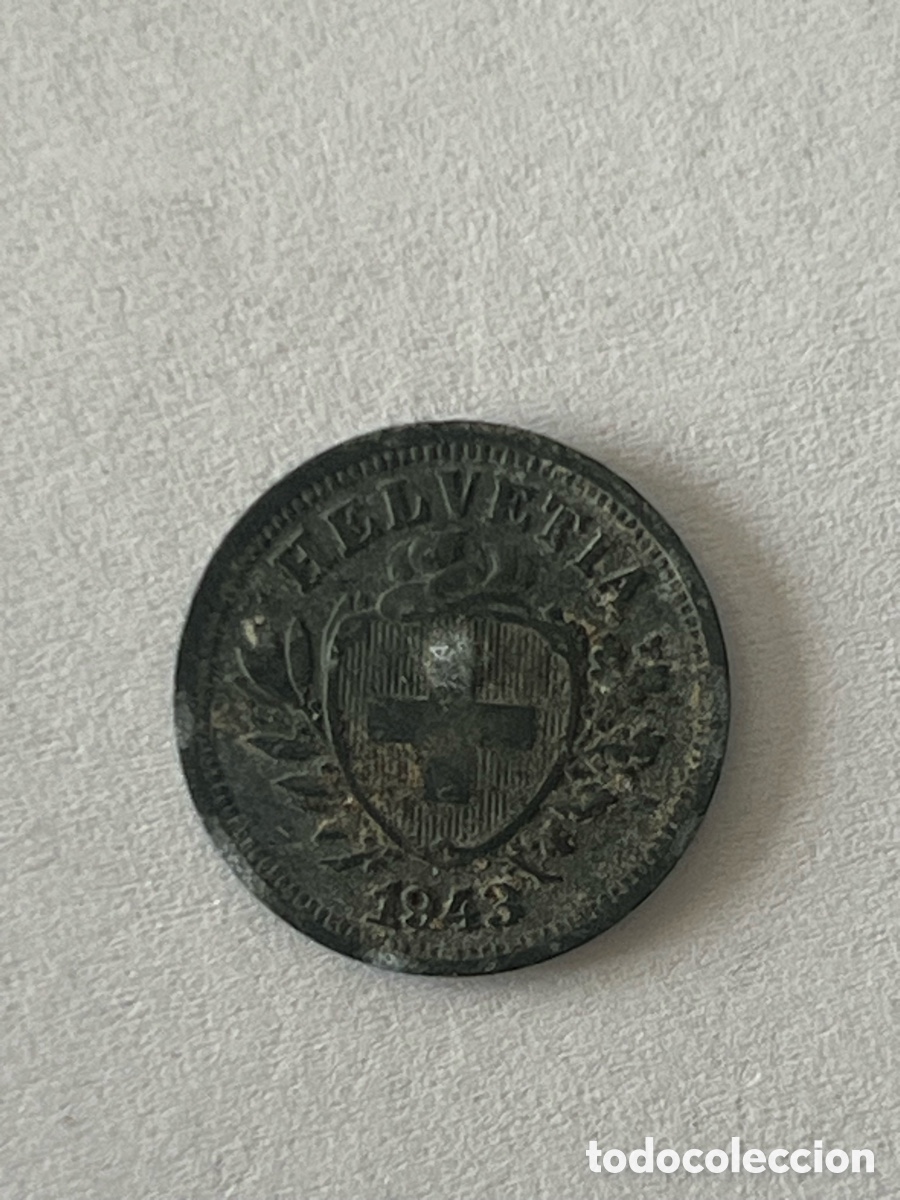 Monnaies anciennes de Europe: Moneda 1 rappen 1943 Suiza