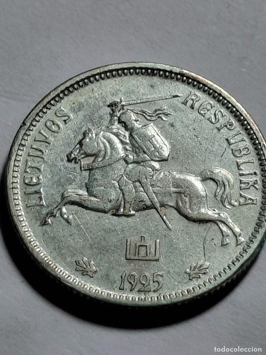 Monedas antiguas de Europa: LITUANIA - 2 LITAI 1925 KM77 - PLATA - Foto 1