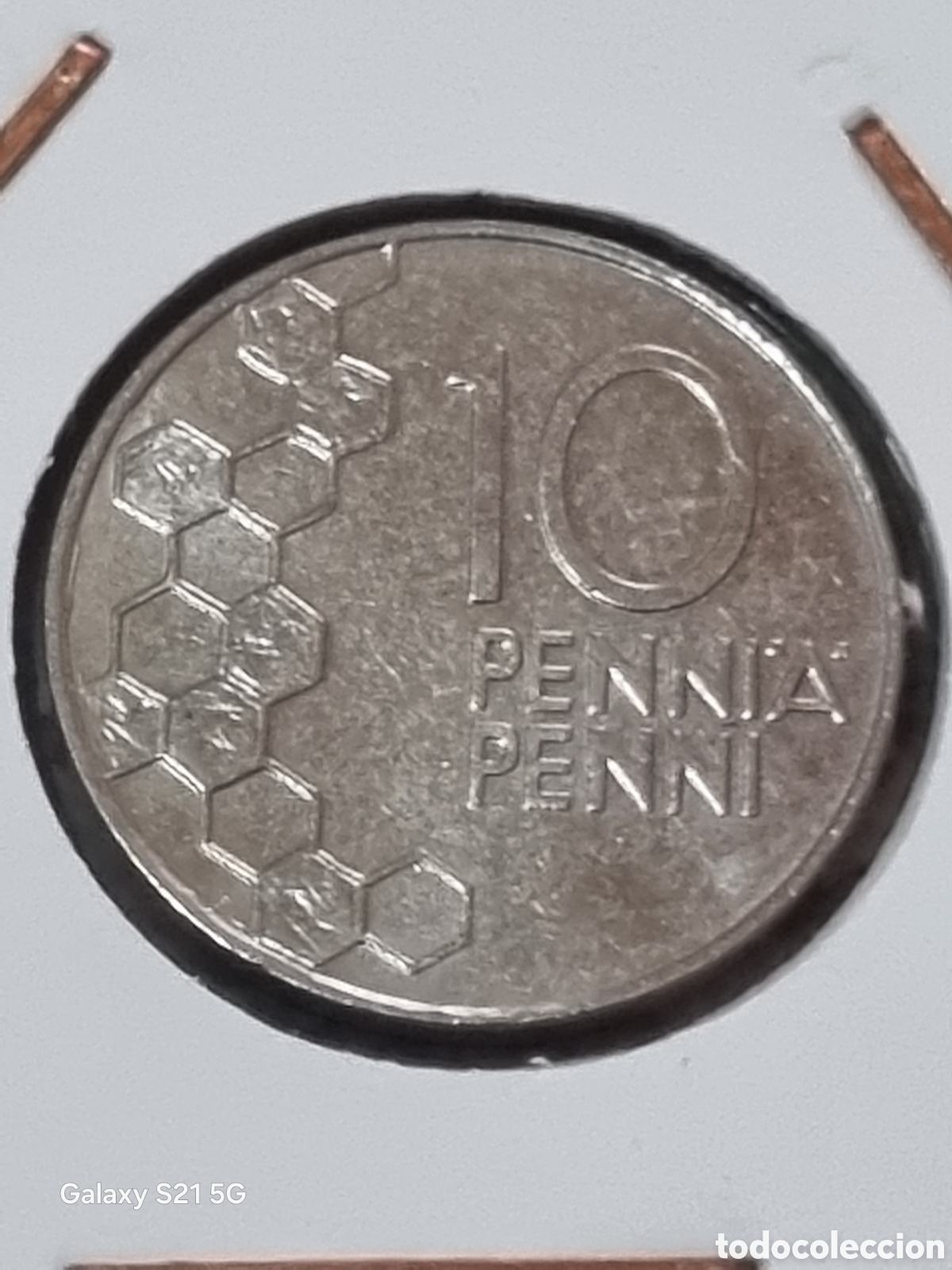 Monedas antiguas de Europa: MONEDA 10 PENNIA FINLANDIA 1992