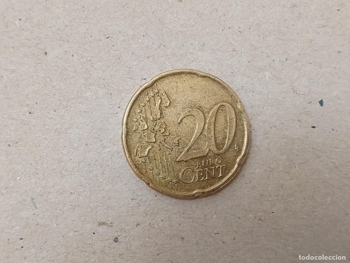Monedas antiguas de Europa: Moneda 20 centimos Holanda, a&ntilde;o 2002 - Foto 2