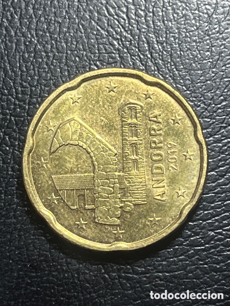 Monedas antiguas de Europa: Moneda 20 centimos Andorra 2019