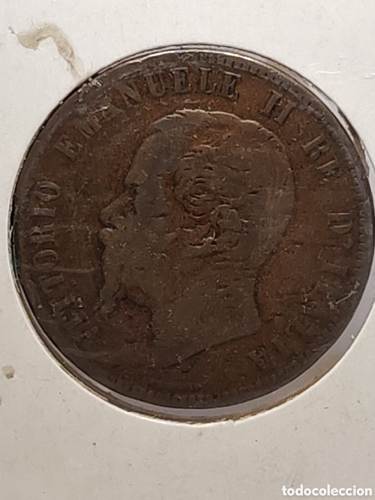 Monedas antiguas de Europa: Italia. 10 centesimi. 1863.
