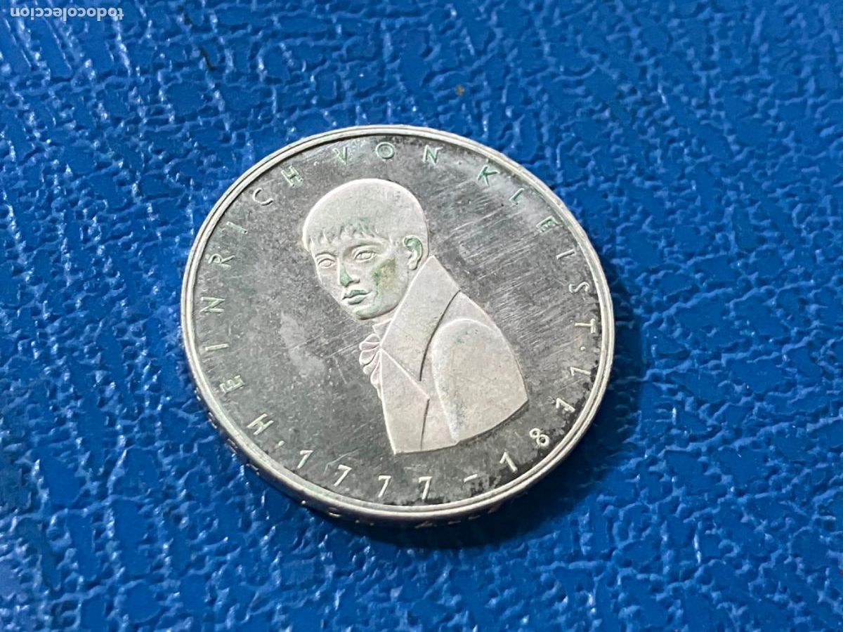 Monedas antiguas de Europa: Moneda plata Alemania Rep&uacute;blica Federal - 5 marcos 1977 - 200&ordm; Aniversario von Kleist