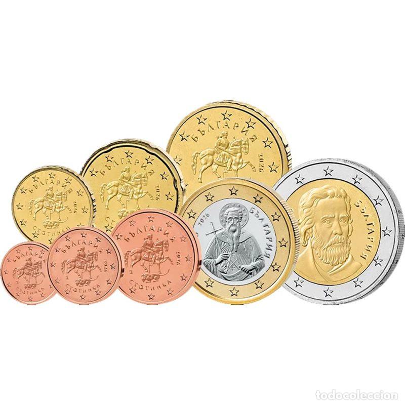 Monedas antiguas de Europa: Tira BULGARIA 2026 - Primeras monedas euro