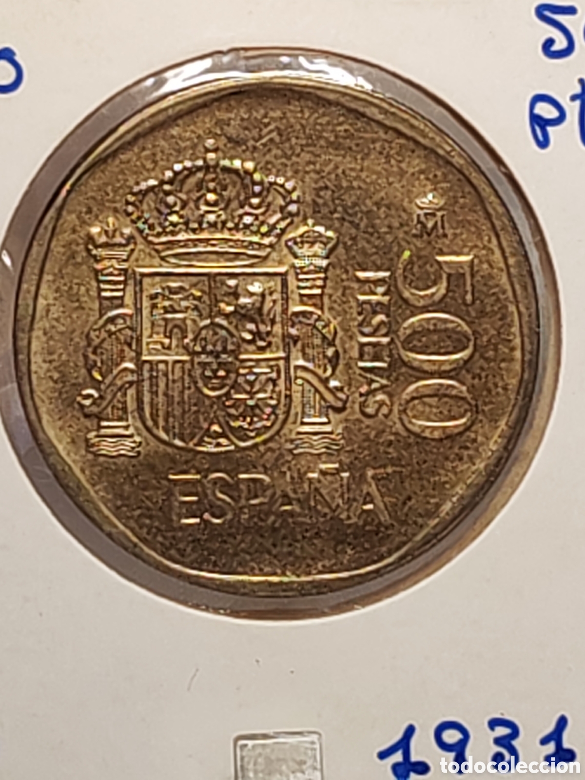Monedas antiguas de Europa: Espa&ntilde;a. 500 pesetas. J.Carlos-Sofia 1990