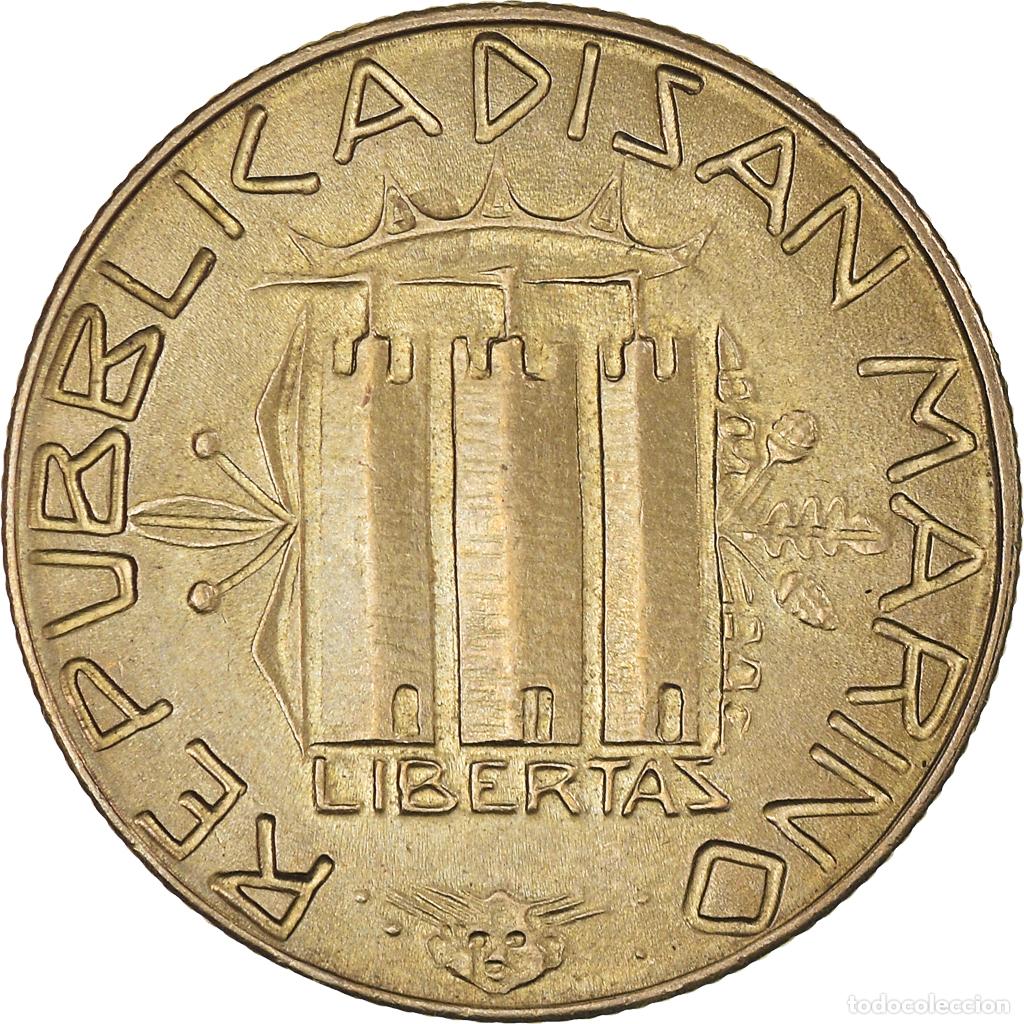 Monedas antiguas de Europa: [#1142726] Moneda, San Marino, 200 Lire, 1985, Rome, MBC, Aluminio - bronce, KM:180