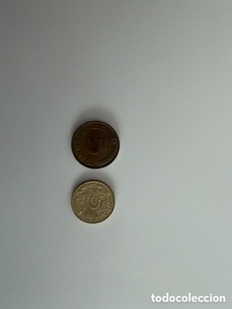 Moedas antigas da Europa: Moneda 5 cent pfenning