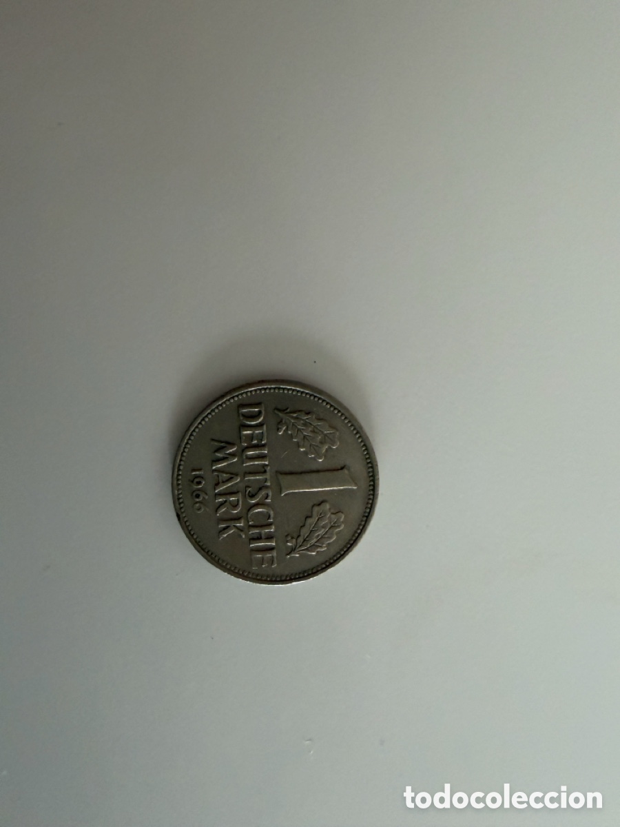 Monedas antiguas de Europa: Moneda 1 deustsche mark 1966