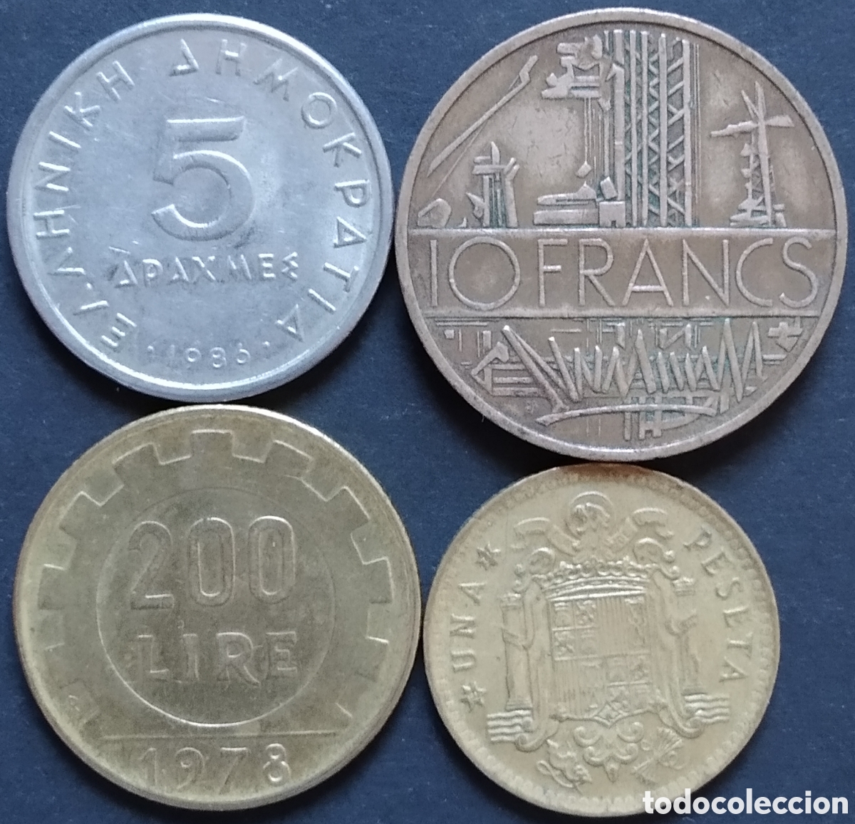 Monnaies anciennes de Europe: LOTE MONEDAS N&deg; 0131 - LOTE DE 4 MONEDAS INTERNACIONALES