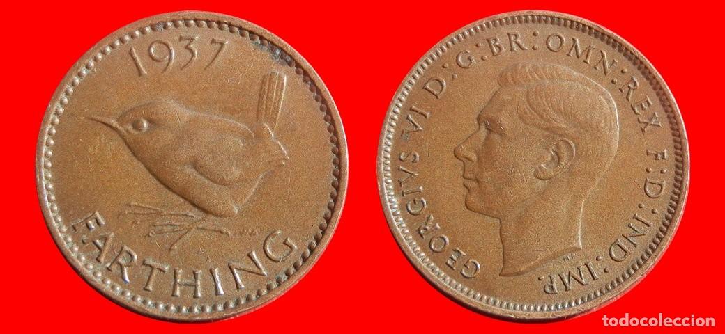 Monnaies anciennes de Europe: 1 FARTHING 1937 INGLATERRA REINO UNIDO-142790