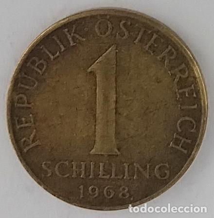Monedas antiguas de Europa: AUSTRIA 1 chelin 1968 - Foto 2