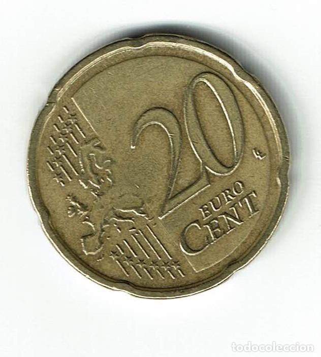 Monedas antiguas de Europa: LETONIA 20 CENT 2014 - C&Eacute;NTIMOS DE EURO - Foto 2