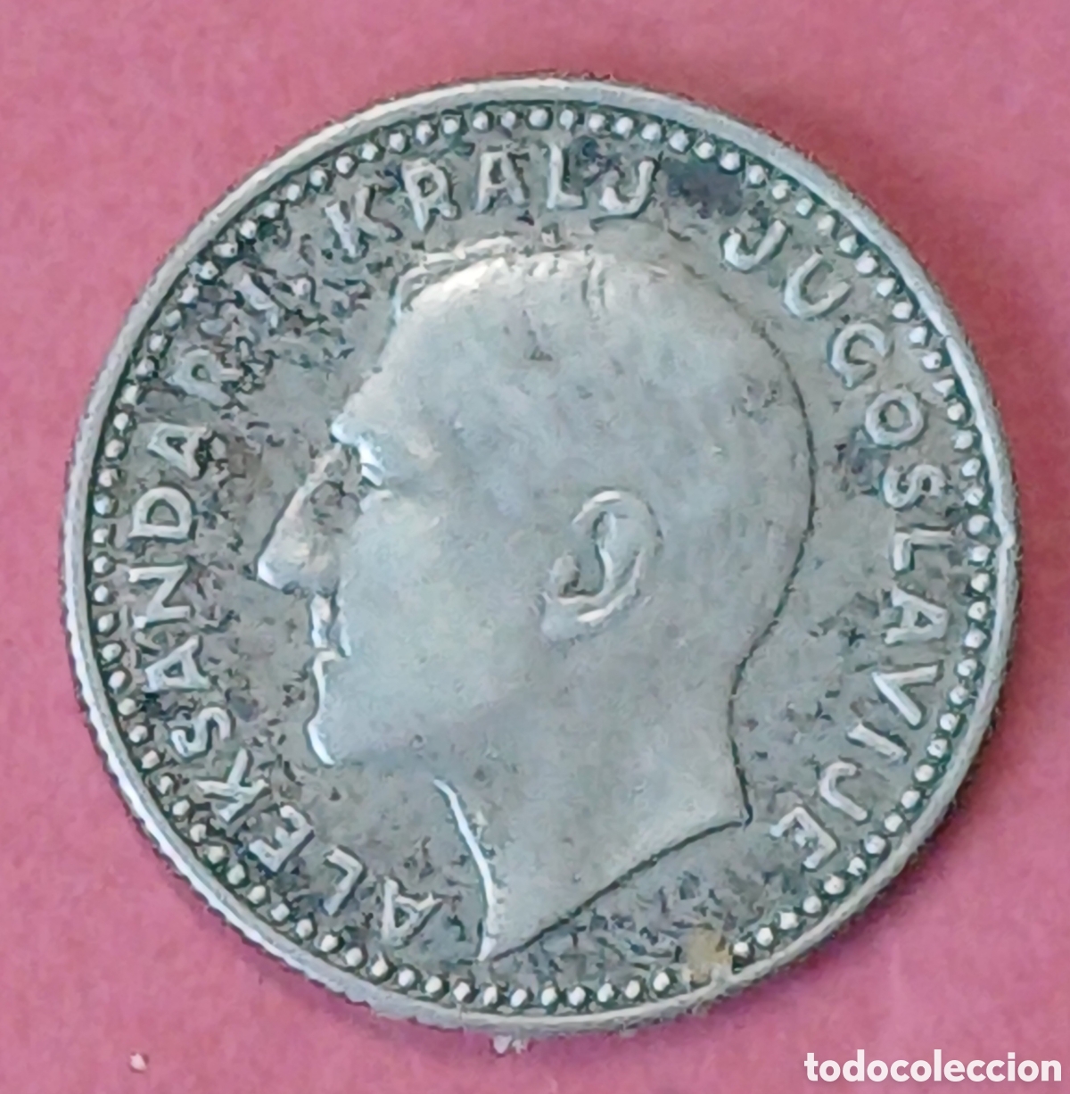 Monedas antiguas de Europa: YUGOSLAVIA 10 Dinara de Plata 1931 Alejandro I