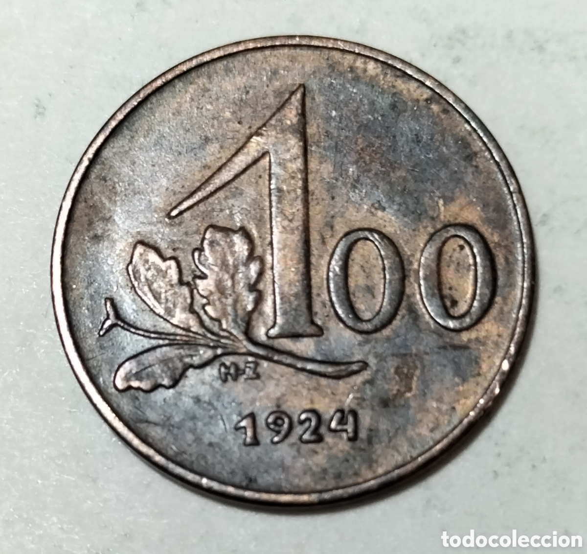 Monedas antiguas de Europa: Moneda 100 Groschen 1924 Austria.