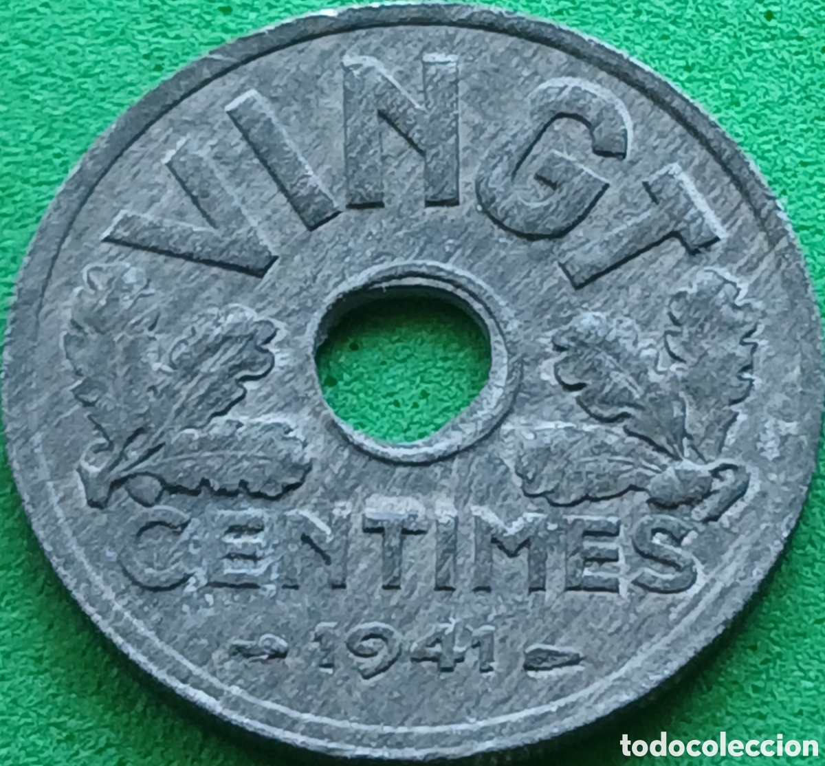 Monedas antiguas de Europa: Francia 20 centimos 1941 km#899
