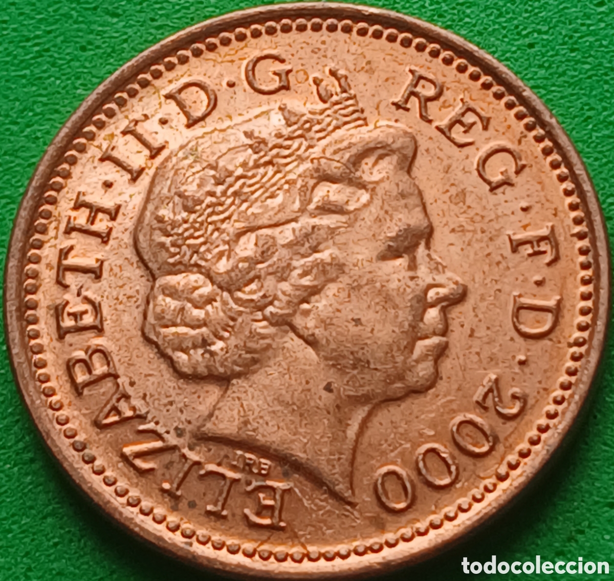 Monedas antiguas de Europa: Reino Unido one penny 2000 km#986