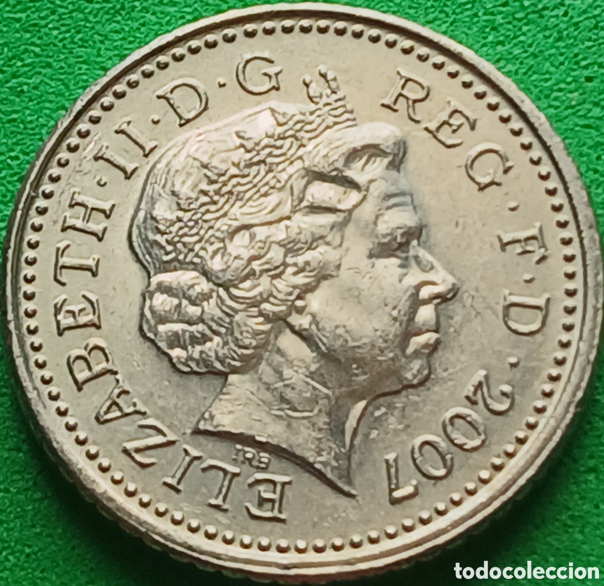 Monedas antiguas de Europa: Reino Unido five pence 2007 km#988