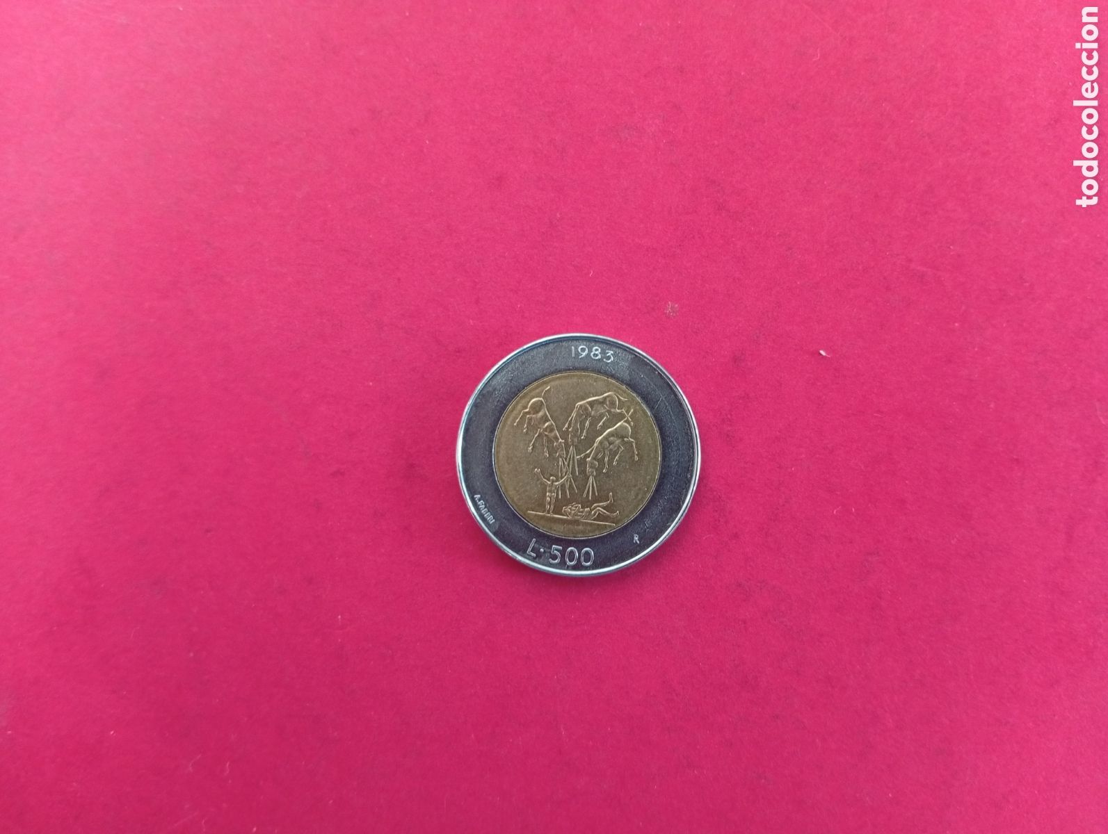 Monedas antiguas de Europa: 500 liras de San Marino 1983