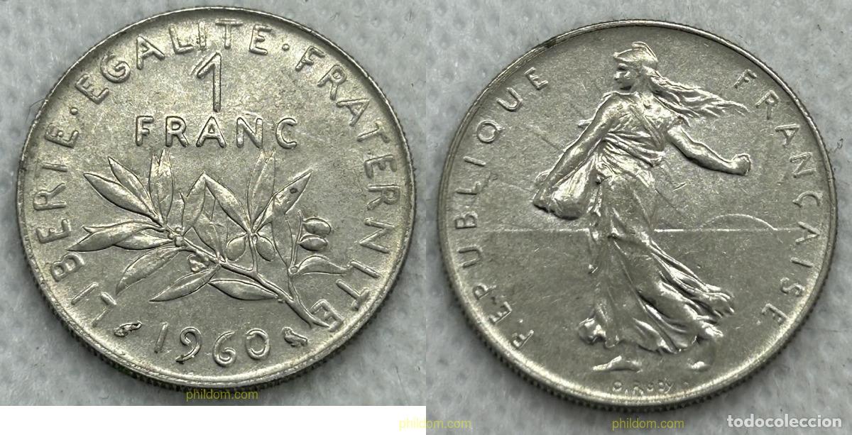 Monedas antiguas de Europa: 3768 FRANCIA 1960 FRANCE 1 FRANC 1960