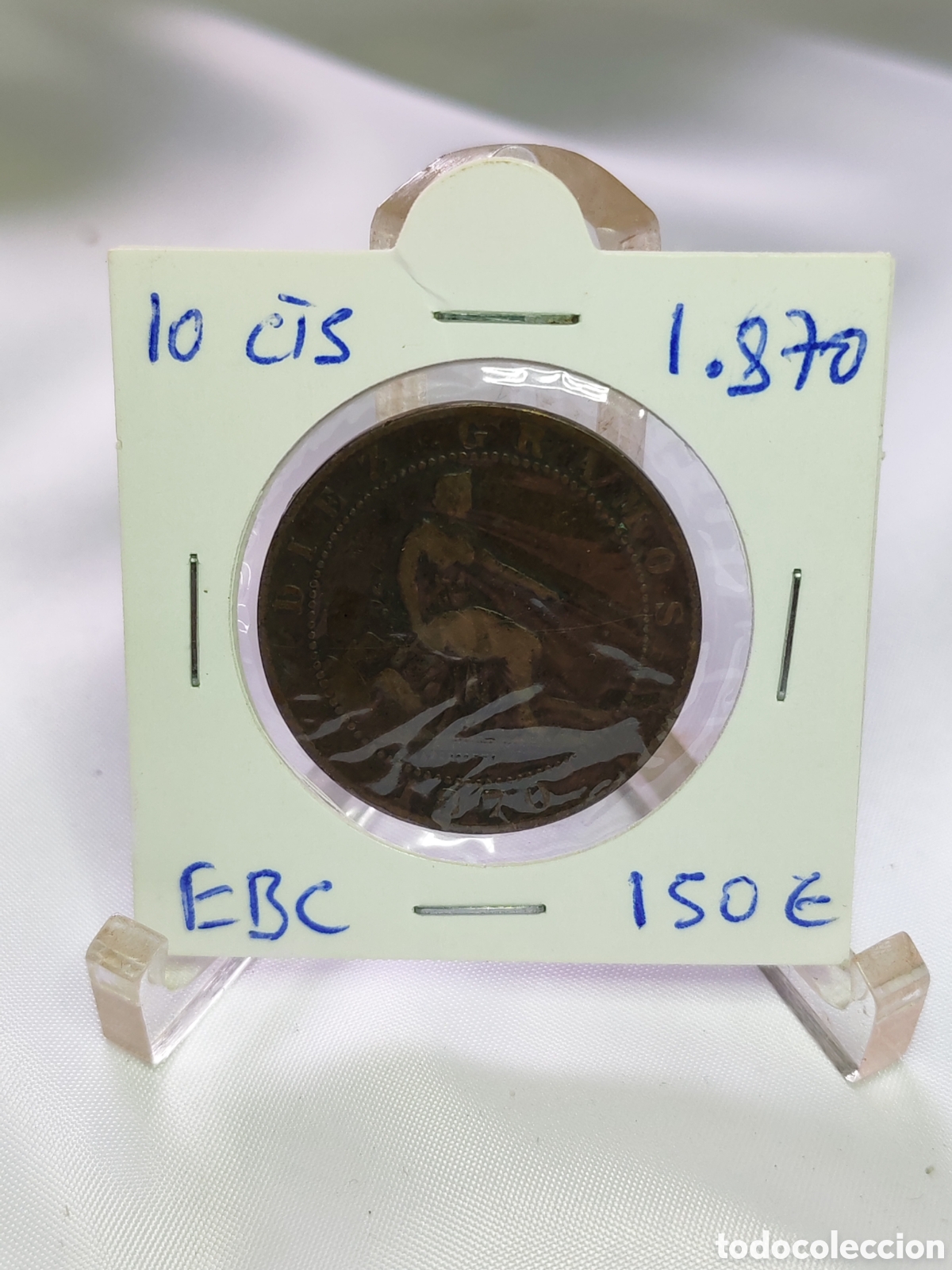 Monedas antiguas de Europa: Espa&ntilde;a. 10 centimos. 1870. EBC