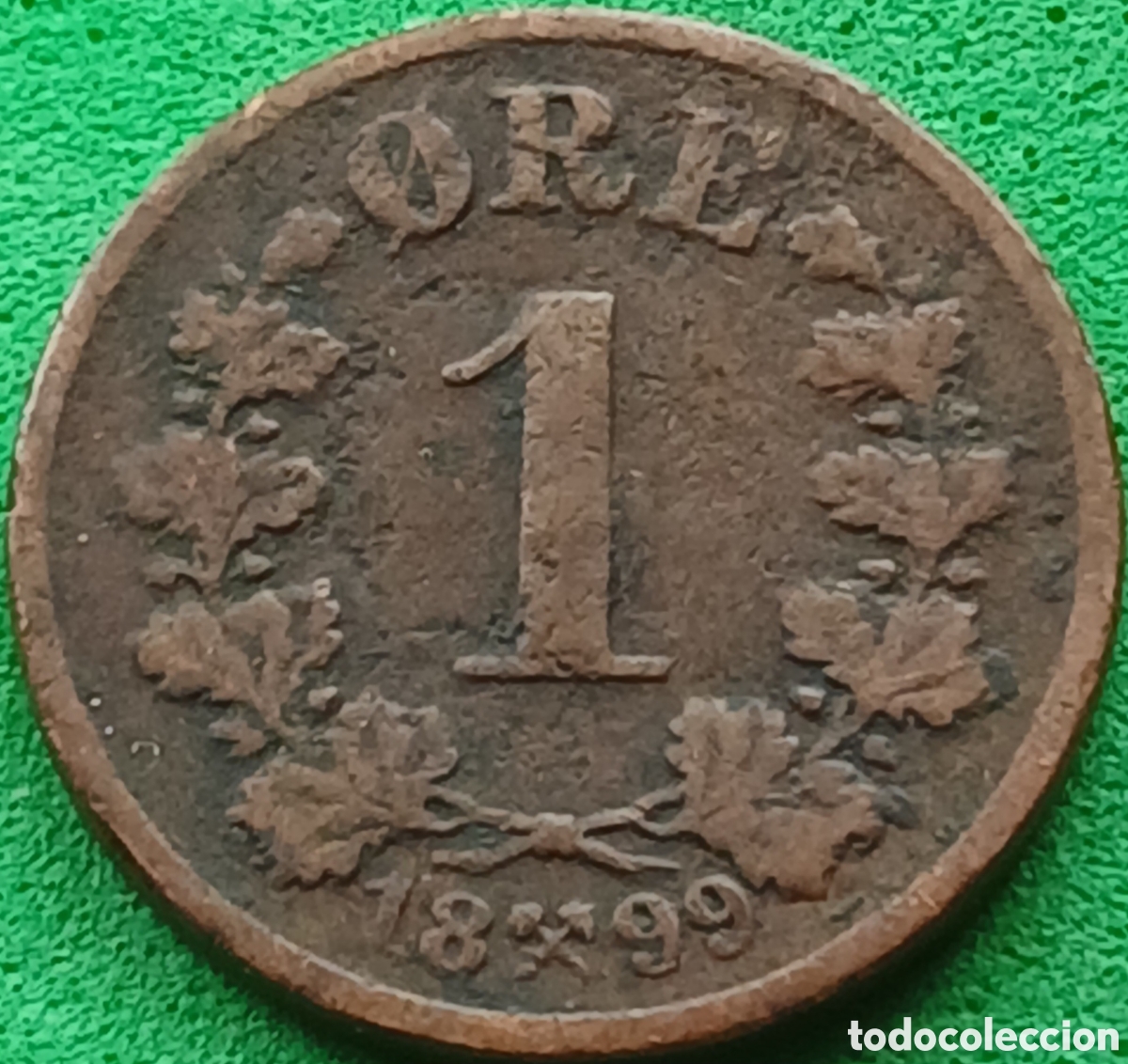 Monedas antiguas de Europa: Noruega 1 ore 1899 km#352