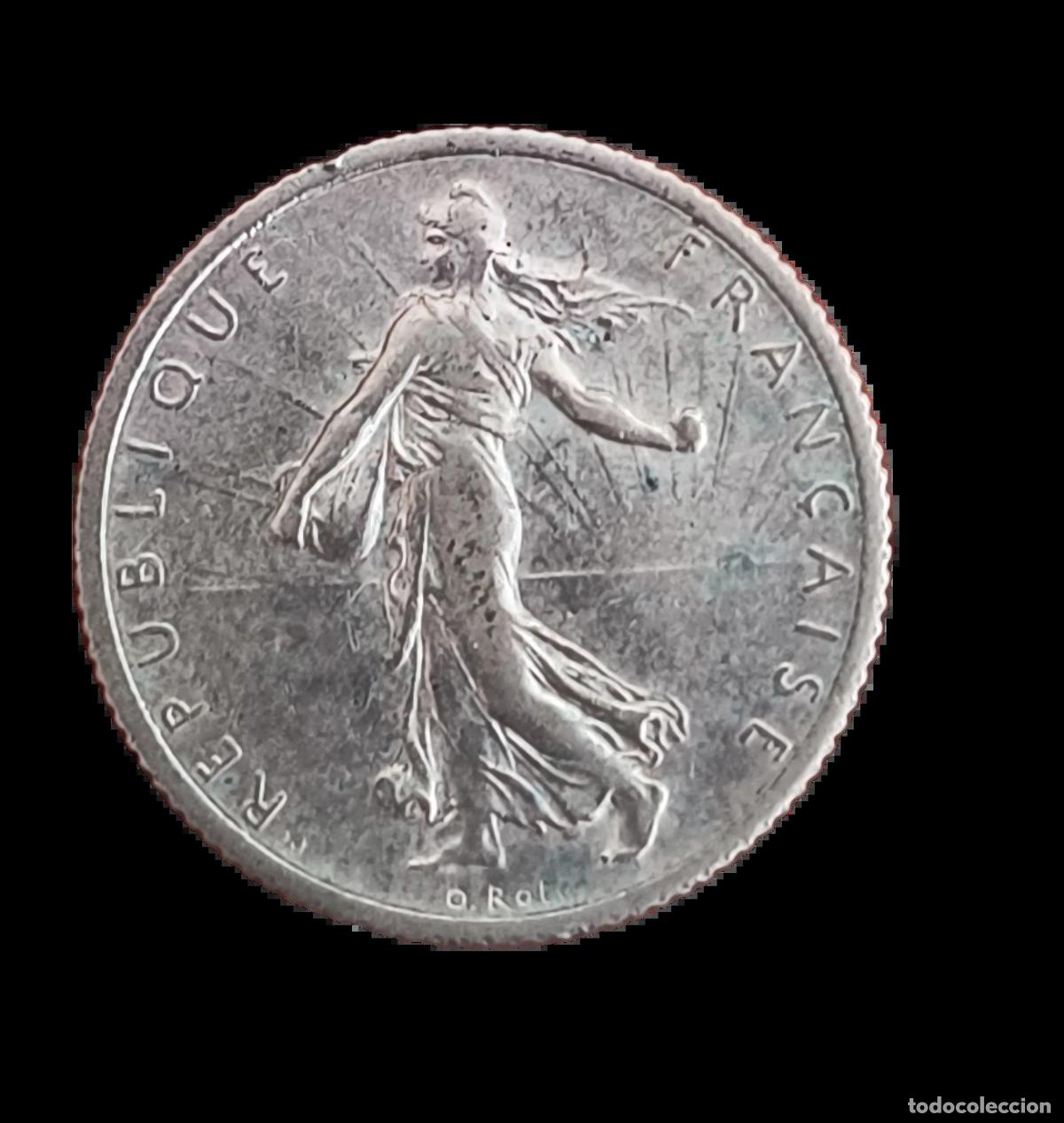 Old Coins of Europe: 2 Francos Francia 1917 EBC