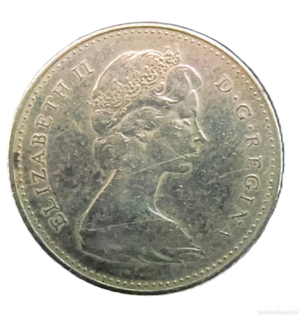 Old Coins of Europe: 10 Centavos Confederation Canad&aacute; VF/MBC+