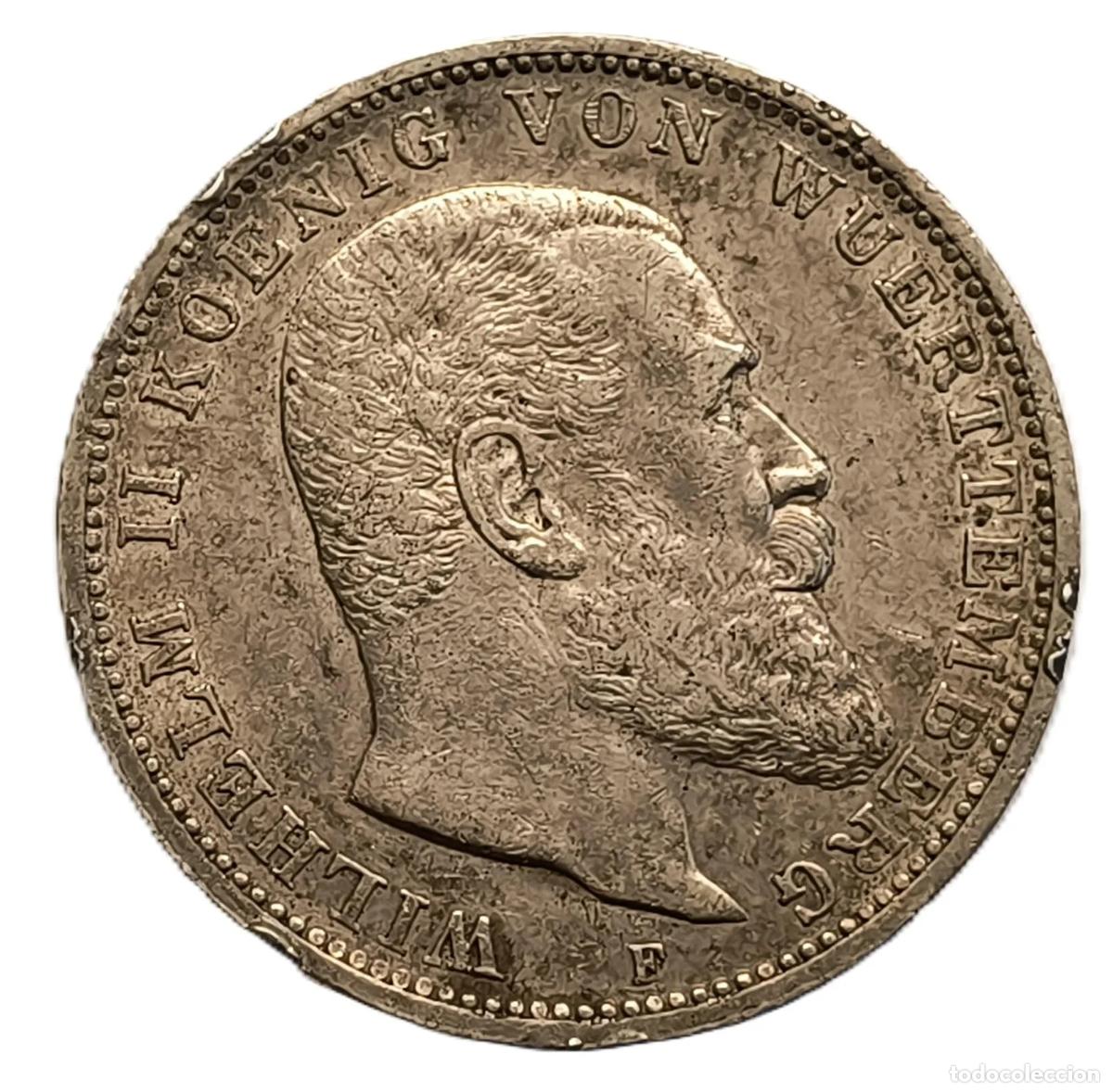 Alte M&uuml;nzen aus Europa: 3 Marks 1911 Wilhelm II
