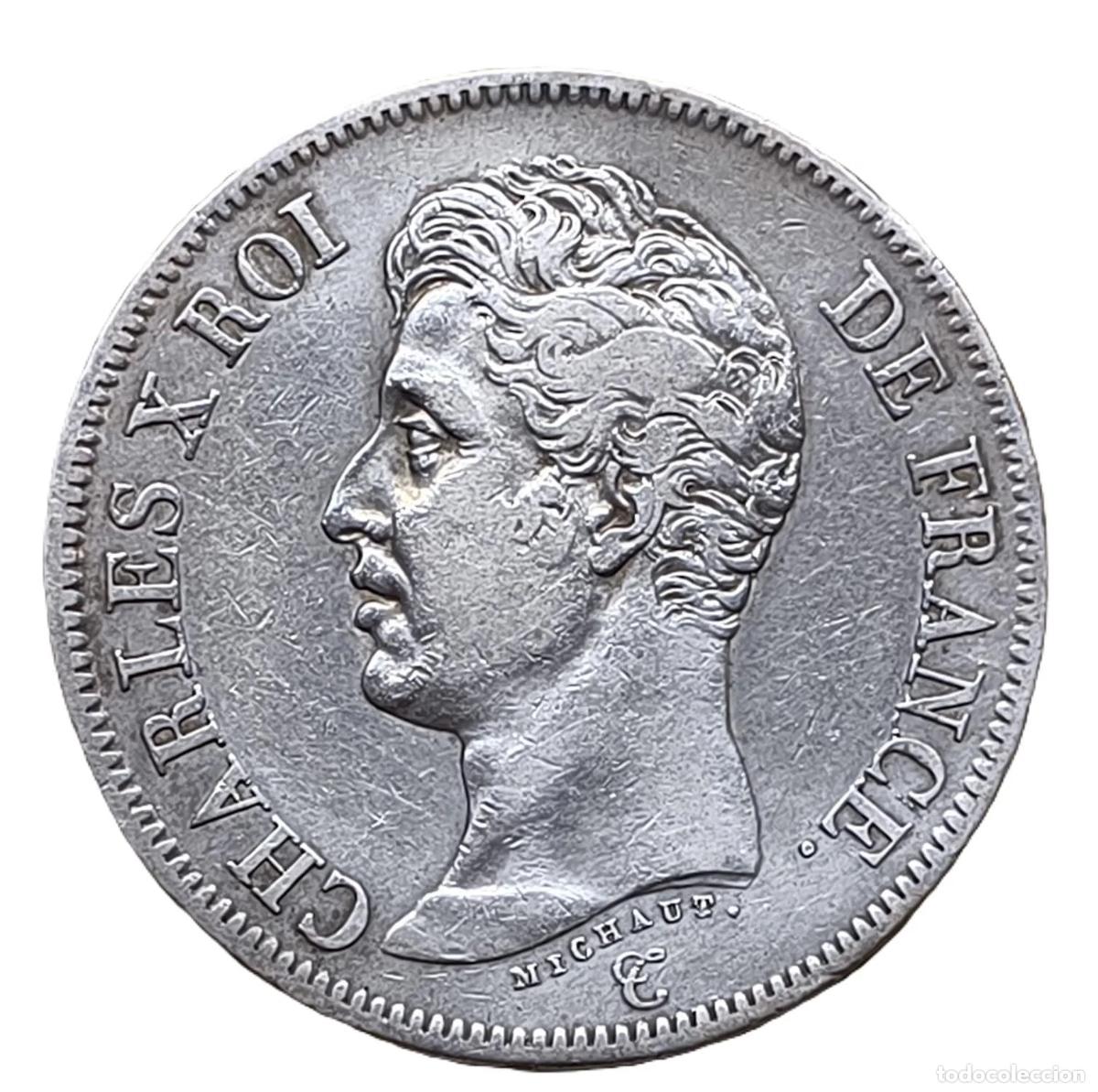Monnaies anciennes de Europe: 5 Francs 1826 Charles X Francia XF